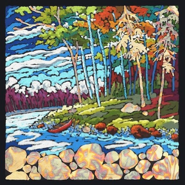 Evening Destination
20" x 20" framed
Giclee with hand stamped foil on paper
$750
