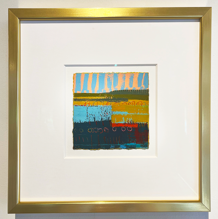 Abstract Landscape I
13" x 13" Framed
Oil and Acrylc on Paper
$350