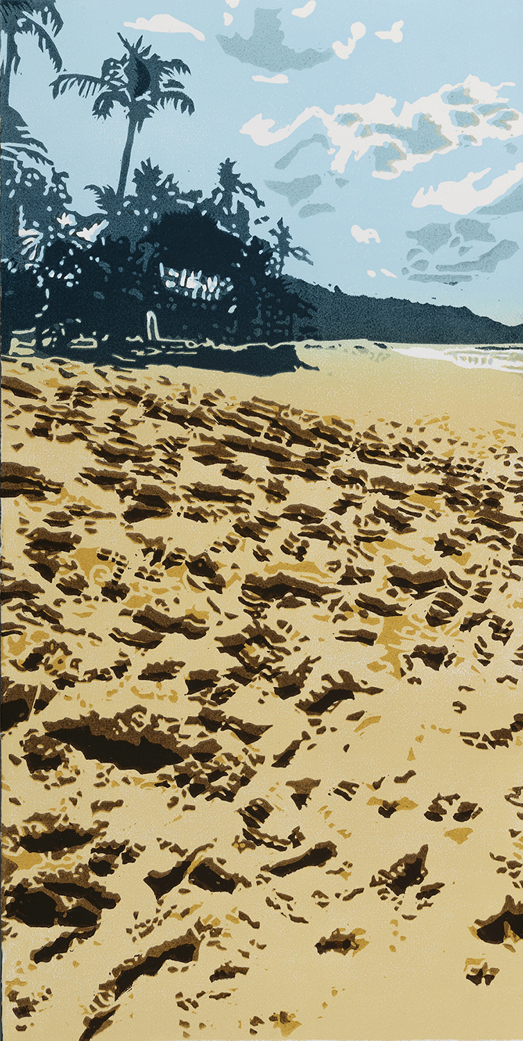 Coastline | 1 (2025)
Woodcut Relief
15" x 30"