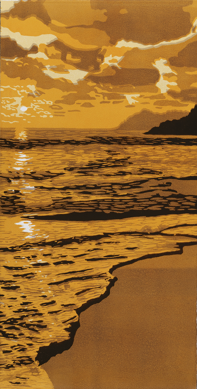 Coastline | 4 (2025)
Woodcut Relief
15" x 30"
