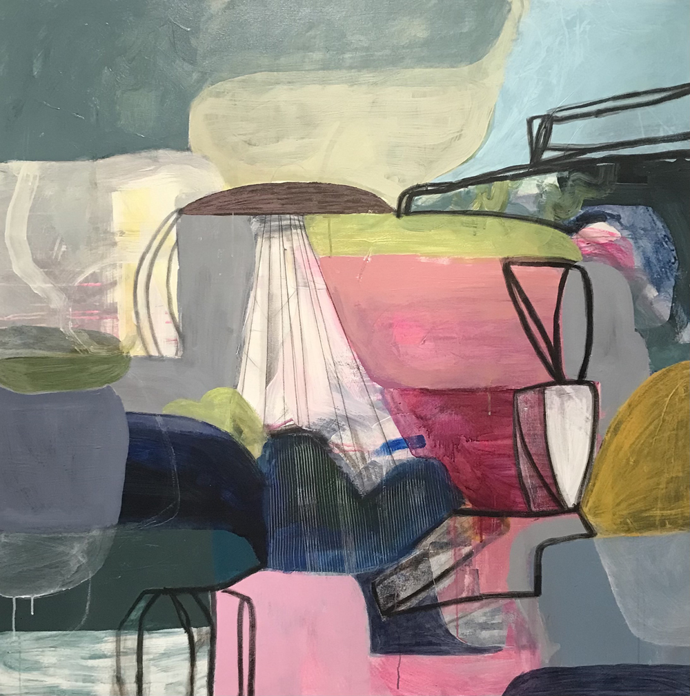 Gentle Rebellion
48" x 48"
Mixed Media on Canvas