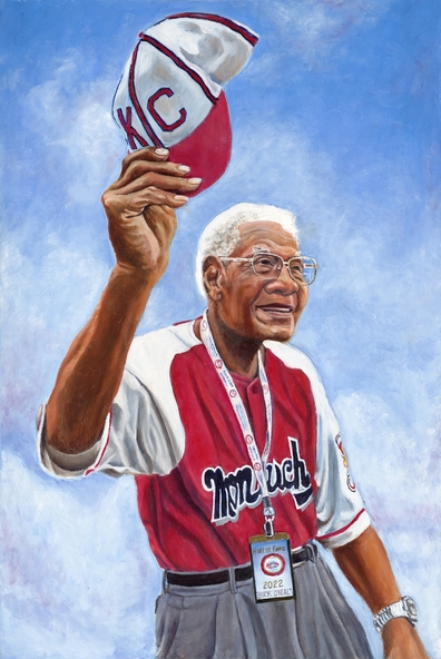 Buck O'Neil
30" x 24"
Oil Relief on Board