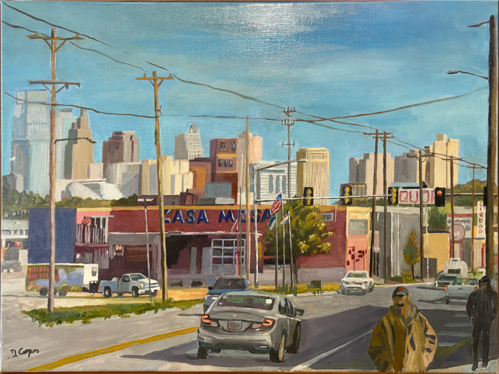 31st Street & SW Blvd
20" x 24"
Oil on Canvas
$3,800
