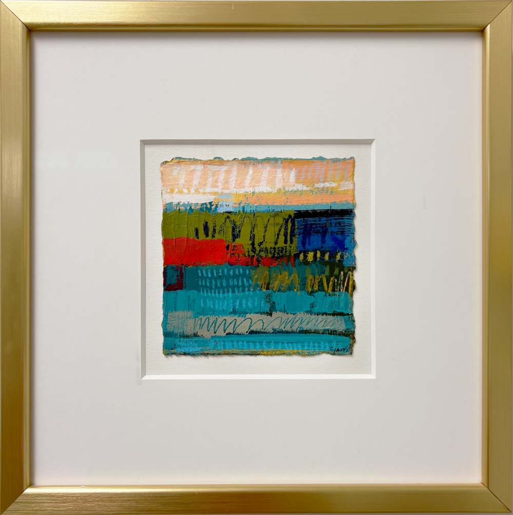 Abstract Landscape II
13" x 13" Framed
Oil and Acrylic on Paper