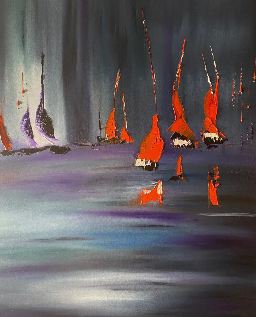 America's Cup Team
24" x 18"
Acrylic on Canvas
$1,900