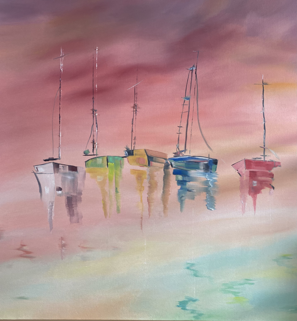 Lazy Haze
31" x 24"
Acrylic on canvas
$2,400