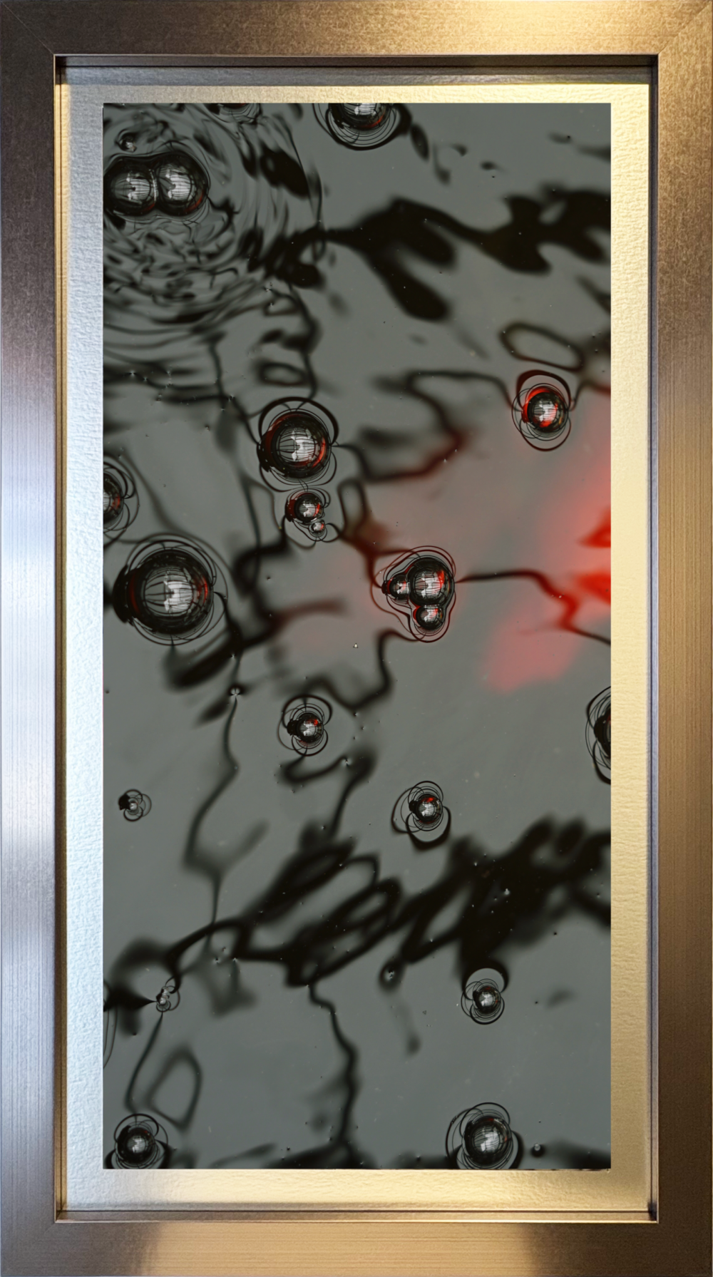 Bubbles
36" x 20 1/4" Framed
Photographic Print on Metallic Paper
$1,200