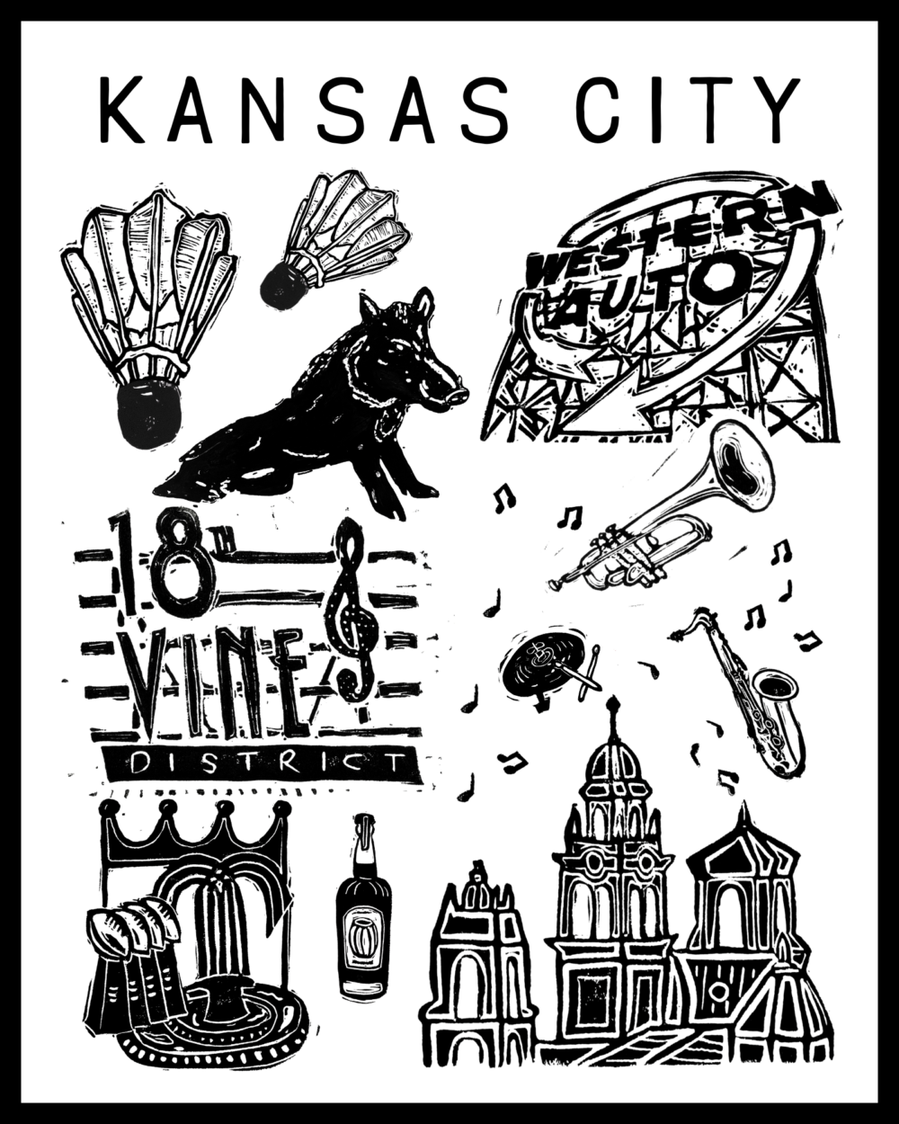 Kansas City Icons
10" x 8"
Inkjet Print
$30