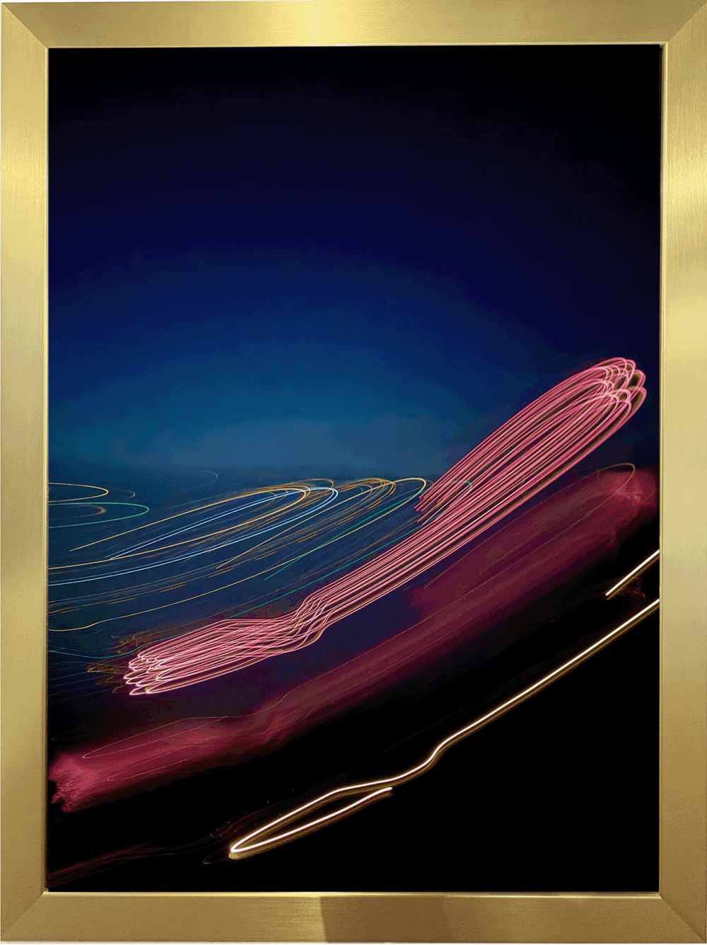 Night Surf
44" x 34" Framed
Photographic Print on Metallic Paper
$2,800