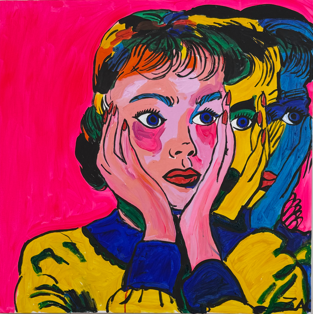 Cherry Lipstick
36" x 36"
Acrylic on Canvas
$3,600