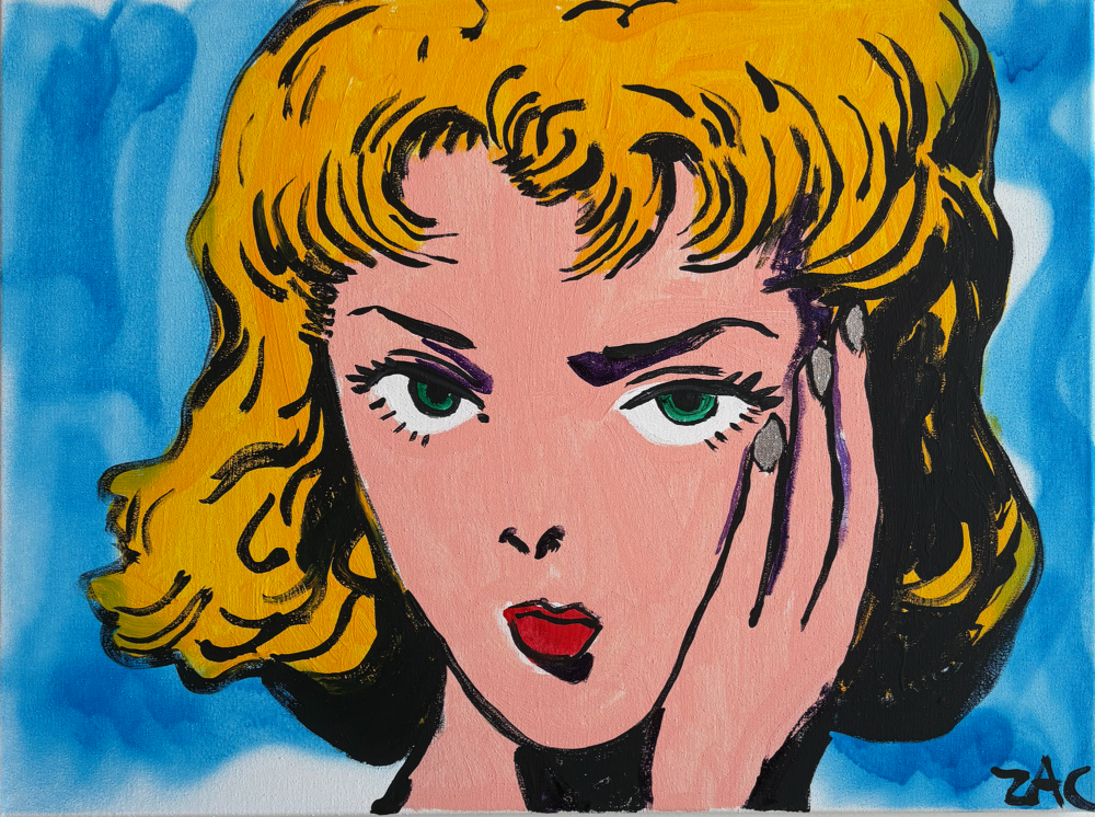 Stare
18" x 24"
Acrylic on Canvas
$1,000