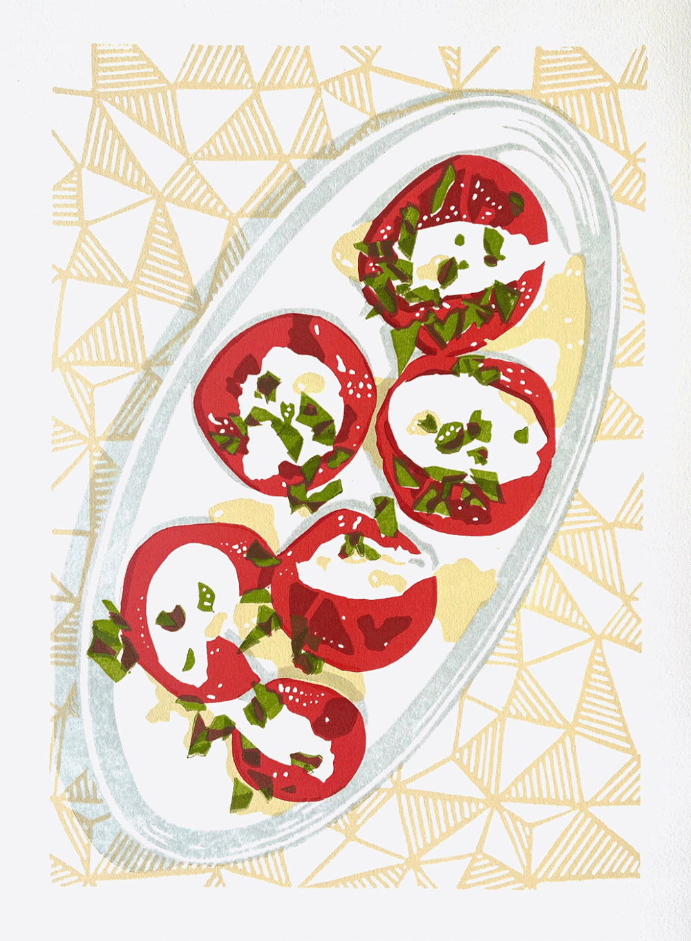 Garden Caprese (2023)
11" x 15"
$175