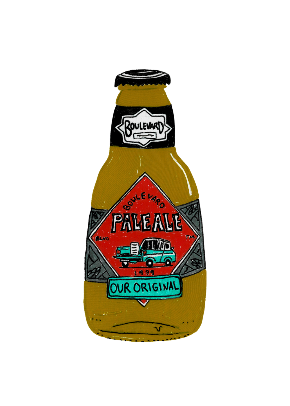 Boulevard Pale Ale
4" x 6"
Inkjet Print
$20